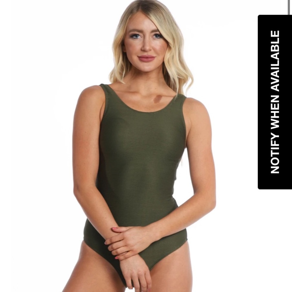 Coral Reef green one piece